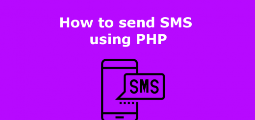 How to send SMS using PHP